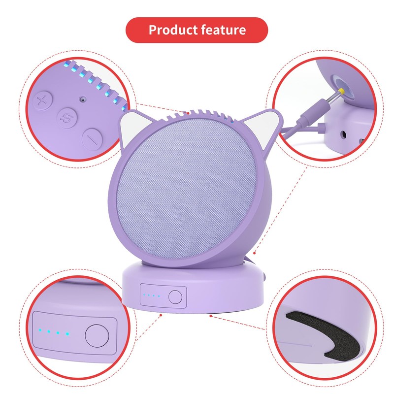 Liboer Echo Pop Battery Base Portable Battery Base for Echo