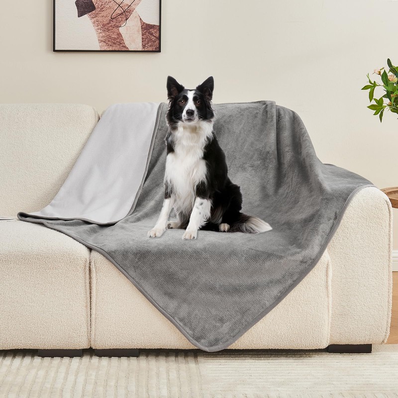 Yaning Waterproof Blanket 60"x80" for Adults, Reversible Waterproof Bed Cover