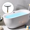 Wjelet Bath Plug - 43mm Adjustable Pop-Up Drain Stopper, Solid