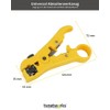 tsnetworks Cable Stripper for Coaxial Cable, Antenna Cable, Data Cable,
