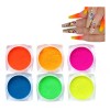 Mouyic Polvo Neon Para Decoracion De Uñas