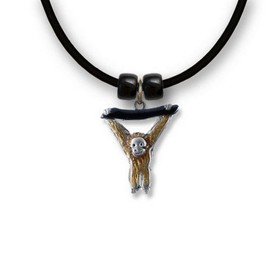 The Magic Zoo Enamel Orangutan Necklace