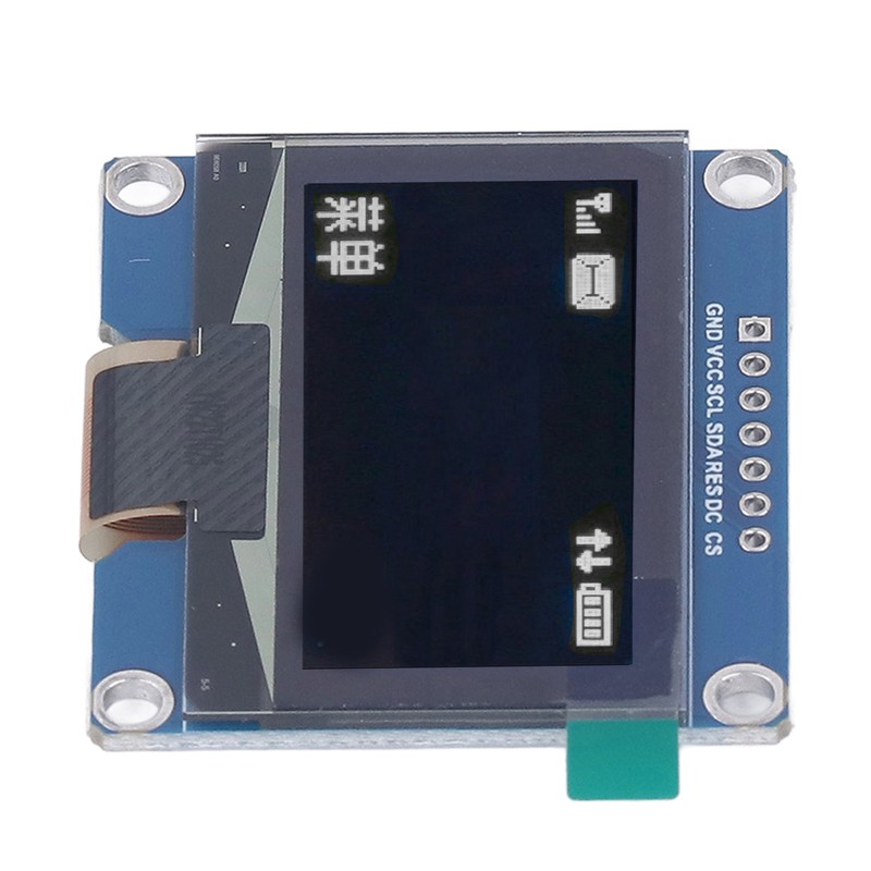 7Pin 1.54in IPS Display Module SPD0301 Drive IC 128X64 SPI