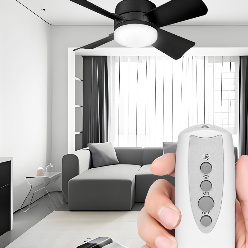 Khotilong Replacement Remote for Ceiling Fan,Compatible with Bell+Howell Fan Light.(1Pack)