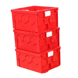 Mipcase 3pcs Electrical Junction Box for Wall Panels Concealed Socket Case and Easy to Install Hidden Installation Design for Home Wiring