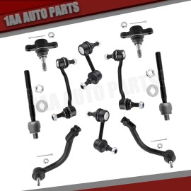 Unbranded Tie Rod Ends Front Rear Sway Bar End Links Lower Ball Joints for Hyundai Azera