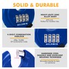 DELSWIN 4 Digit Combination Lock, Outdoor Combination Disc Padlock with