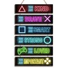 Vagafilla 6 Pieces Neon Gaming Decor Boys Room Decor Inspirational Neon Gaming Positive Quotes Wall Art Decor Hanging Plaque Sign for Teens Kids Bedroom Princess Toddler Room-10