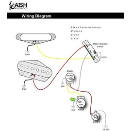 KAISH Heavy Duty 3 Way Guitar Pickup Lever Switch Pickup Selector Switch for Strat Tele with 3x Plastic Top Hat Tips