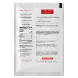 Mrs. Wages Chili Base Canning Mix | Easy-To-Use | Simple Homemade Chili | Great Flavor | Easy To Freeze or Serve Fresh | 5 oz Packet (Value Pack of 12)