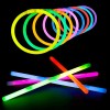 Kit de 100 pulseras LED fluorescentes de neón para fiestas