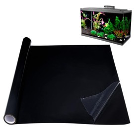 Fish Tank Background Paper - Static Cling Aquarium Backdrop | Aquarium Wallpaper Black Aquarium Decor, Tank Background Backdrop Sticker, Electrostatic Adhesion