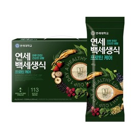 Delicious House Yonsei Baekse Saengsik Protein Raw Food Protein Care (40g x 21 packets) 1 Box (3-week supply) / 맛있는家 연세백세생식 단백질 생식 프로틴 케어(40g x 21포) 1상자 3주분