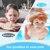 2PCS Painless Nose Plugs for Swimming,Kids & Adults,Stuff Into Nose