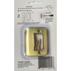 GATOR Door Latch Restorer - Strike Plate (Bright Brass)