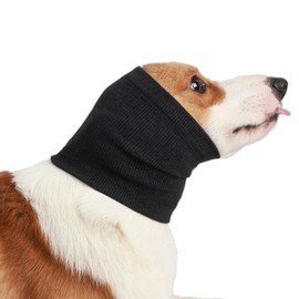 Quiet Ears for Dogs Hats Hoodies Dog's Ear Muffs Headband Noise Ear Protection for Dogs,Blcak S