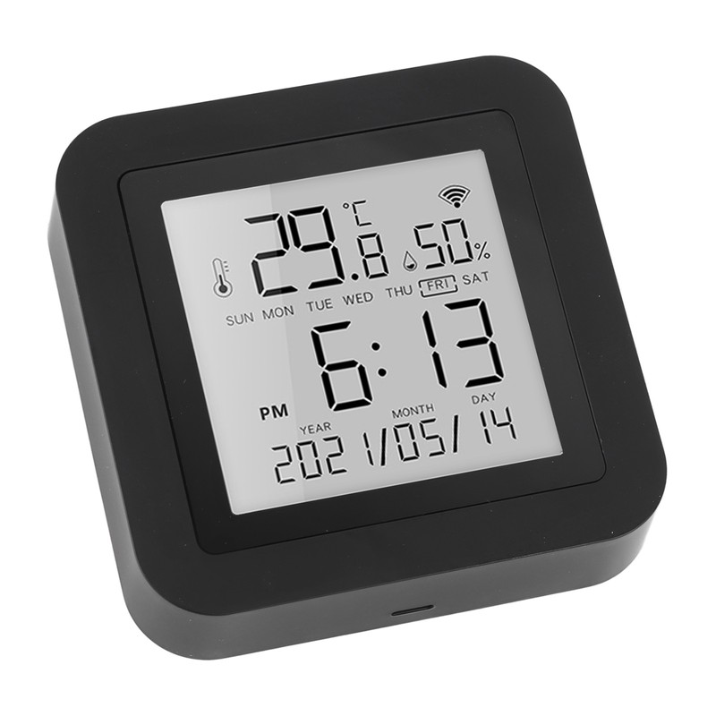 Temperature Humidity Monitor Wifi Portable Support for TUYA Hygrometer Thermometer