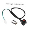 Outanaya 2pcs Motorcycle Kill Stop Horn Button Durable Ignition Switch