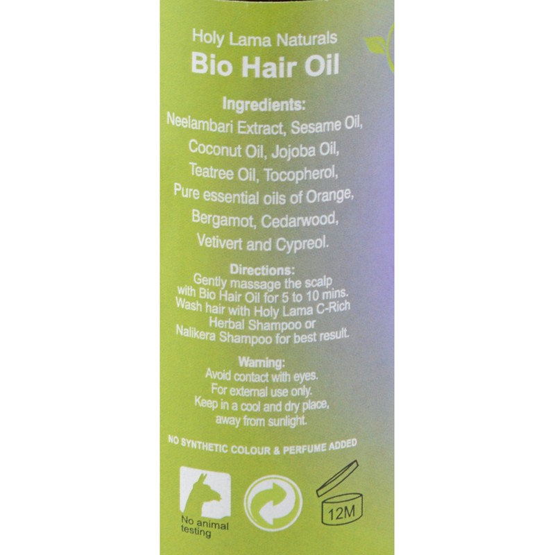 Holy Lama Naturals Holy Lama Bio Hair Oil 100ml by