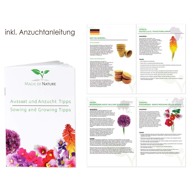 Gift propagation set: Blossom Magic 5 Continents Box - for