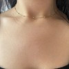 Mauzew 18K Gold Plated Necklaces for Women Simple Gold Satellite