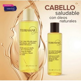 Aceite Cabello 3 En 1 Anti Frizz Nutrición 98 Ml Terramar