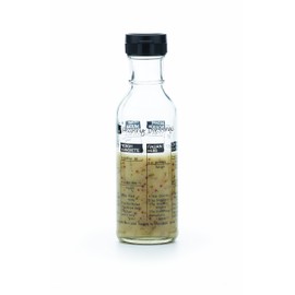 KitchenCraft KCDRESSERGLS Salad Dressing Shaker with Recipes, Glass, 355 ml