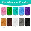 10 Pieces Silky Durags Long Tail for Women Men Satin