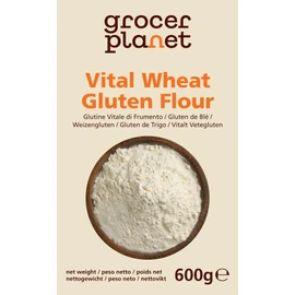 Grocer Planet - Vital Wheat Gluten Flour (600g) - Natural | GMO Free | Vegan Friendly
