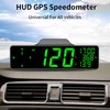 8in Car HUD Display Multifunction GPS Speedometer Fatigue Driving Alarm