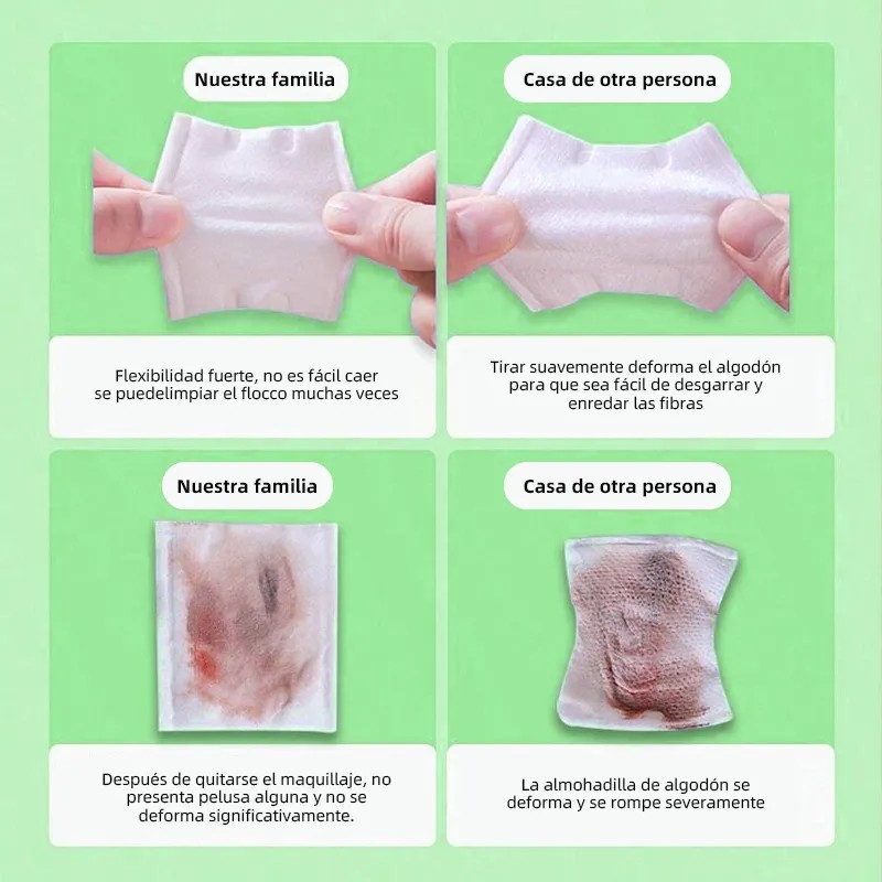 240 Pcs Esponja Facial Engrosado De Tres Capas Para Limpieza