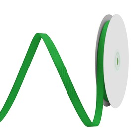 BVIEAKD 10mm x 45m Emerald Green Grosgrain Ribbon Emerald Green Ribbon for Gift Wrapping Very Suitable for Weddings Decoration Bouquet Arts Craft Sewing Hair Bow Invitation