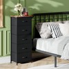 Somdot Tall Dresser for Bedroom with 5 Drawers, Storage Organizer