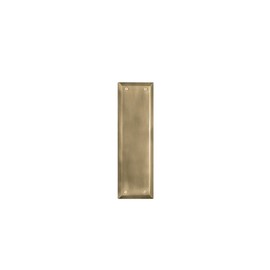 Nostalgic Warehouse New York Push Plate, Antique Brass (PSHNYK-AB)