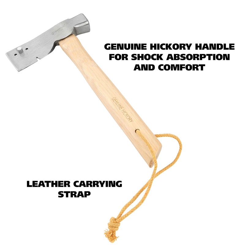 GreatNeck SHR14 Roofing Hatchet, 20 Oz. Hatchet Hammer for Installing