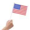 LABRIMP Usa Flags 50 Mini America Flags Lightweight Polyester Material