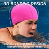 MUNSKT Schwimmkappe aus Polyester für Erwachsene und Jugendliche, bequem, langlebig