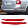 2pcs Rear Bumper Reflector Left Right 1Z0945105A Replacement for 1Z