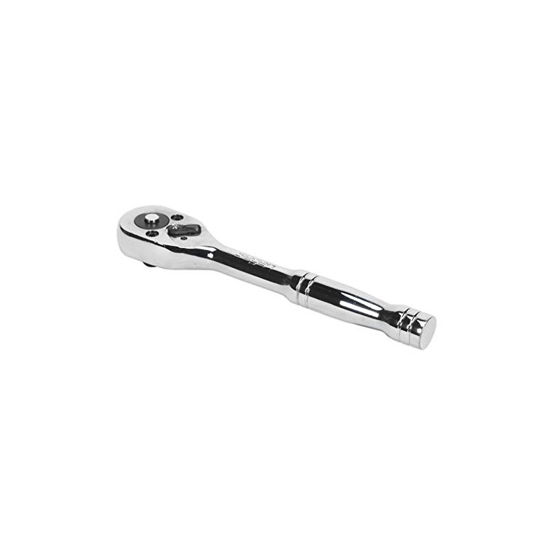 Sealey S0704 Ratchet Wrench with Pear-Head Flip Reverse, 1/4" Square