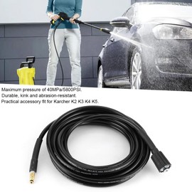 40MPa/5800PSI Auto Washer Hose High Pressure Water Cleaning Rubber Pipe Fit for Karcher K2 K3 K4 K5 Pressure Washer Hose (10m / 32.8ft)