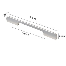 5 Pack Cabinet Handles Kitchen Cupboard Handles T Bar Drawer Door Furniture Pull Handle Hardware Cabinet Pulls Hole Centre 288mm