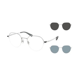 [オークリー] サングラス 0HC7179 メンズ フレームカラー(フロント):SHINY SILVER レンズカラー:GREY SOLID 52mm