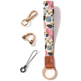 SENLLY Wristlet Lanyard Strap for Keys, Original Pattern Design Wrist Keychain Holder