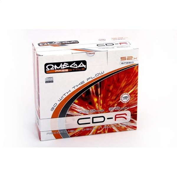 CD-R 700MB 52X 10 Units in Slim Box Ideal for