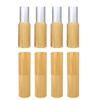 Wachsmann, Lipstick Sleeves Empty Pack of 8 Bamboo Case with