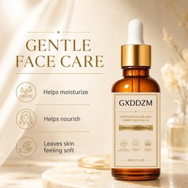 Aceite facial hidratante GXDDZM, aceite facial ligero, 1 fl oz El aceite facial ligero ayuda a hidratar y nutrir, dejando la piel suave y tersa con una fácil aplicación con gotero.
