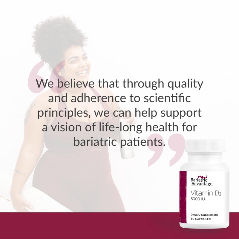 Bariatric Advantage Vitamin D3 5,000 IU - Bariatric Vitamin D