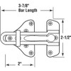 Prime-Line U 11447 Swing Bar Door Guard with High Security