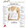 Rago Shapewear Long Line Firm Shaping Black Mocha Expandable Cup