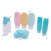 AJC Toys Set De 12 Botellas De Silicona Portátil Contenedor